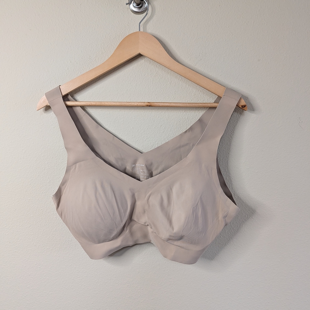 Honeylove Beige Wireless Shaping Bra Size 1X Sculpting Support Bra